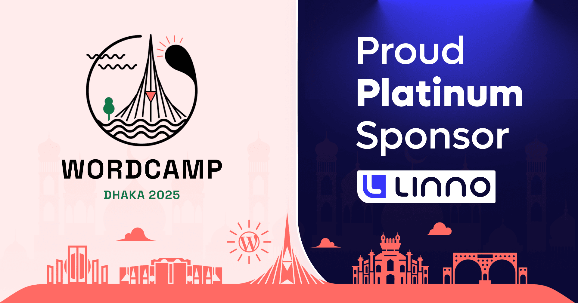 Join Us At WordCamp Dhaka 2025 | Linno Is Platinum Sponsor